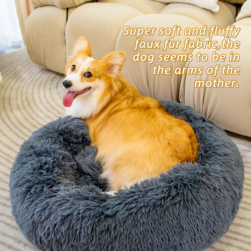 Pet Bed | Washable | Anti Anxiety | Fluffy