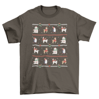 Christmas pattern t-shirt