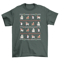 Christmas pattern t-shirt