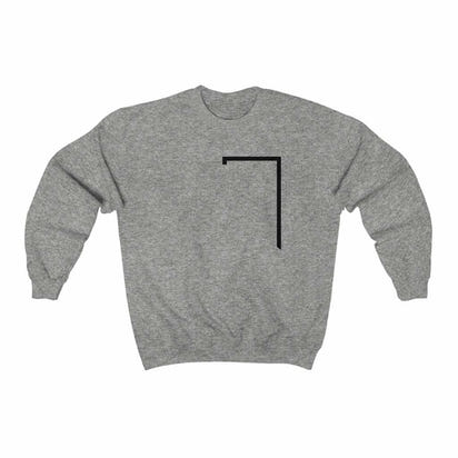 Mens Angled Crewneck Sweatshirt