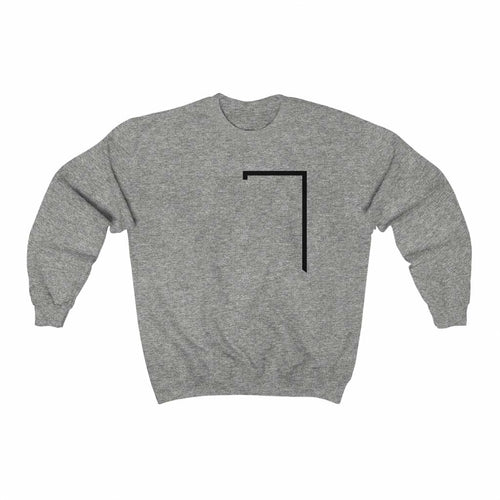 Mens Angled Crewneck Sweatshirt