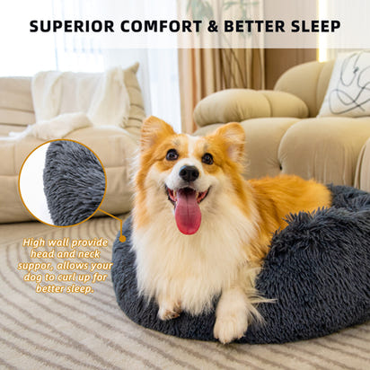 Pet Bed | Washable | Anti Anxiety | Fluffy