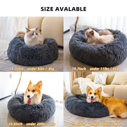Pet Bed | Washable | Anti Anxiety | Fluffy