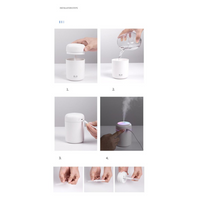 Portable Air Humidifier & Aroma Essential Oil Diffuser
