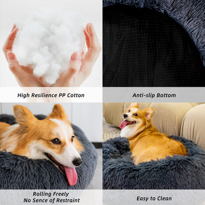 Pet Bed | Washable | Anti Anxiety | Fluffy