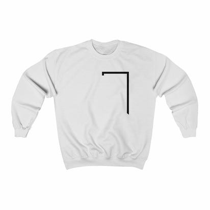 Mens Angled Crewneck Sweatshirt