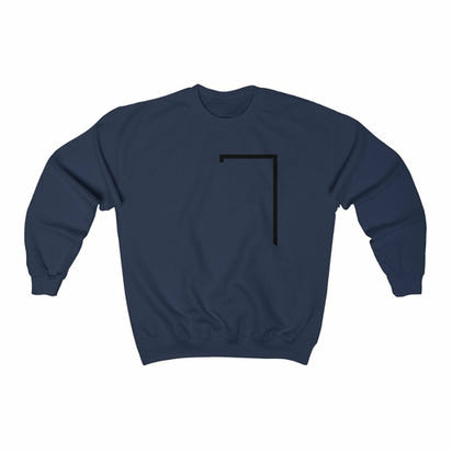 Mens Angled Crewneck Sweatshirt
