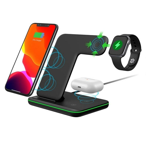 3 in 1 Fast Wireless Charging Station
